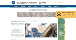 Desktop Screenshot of barcelona-airport.com