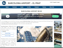 Tablet Screenshot of barcelona-airport.com